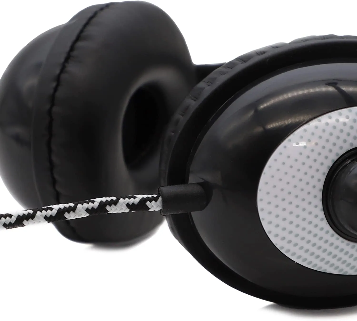 Avid AE-36 Headset in White with Adjustable Boom Microphone for School, Classroom, Education, Testing and Assessment