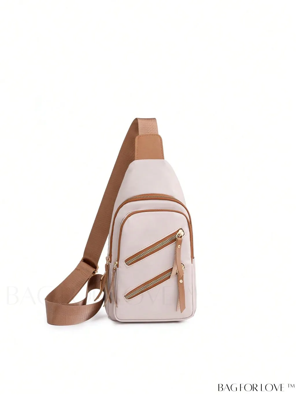 BagForLove - Compact Multi-compartment Waist Pack with Adjustable Zipper Closure