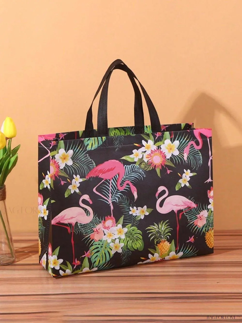 BagForLove - Large Capacity Handbag with Fun Flamingo Design