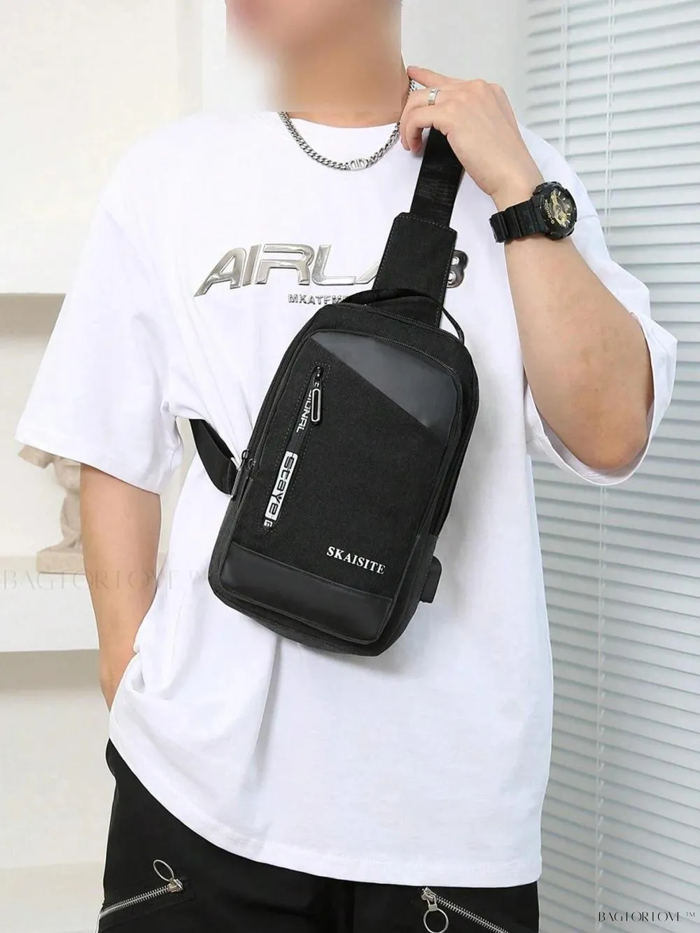 BagForLove - Nylon Multifunctional Bag with Crossbody Design and Large Capacity