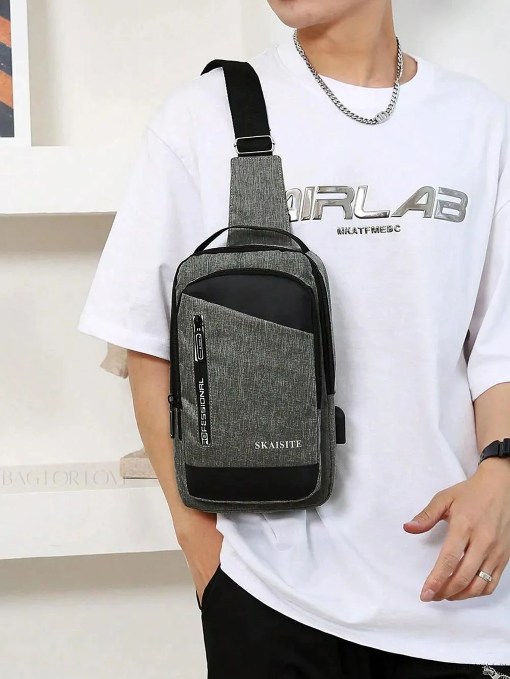 BagForLove - Nylon Multifunctional Bag with Crossbody Design and Large Capacity