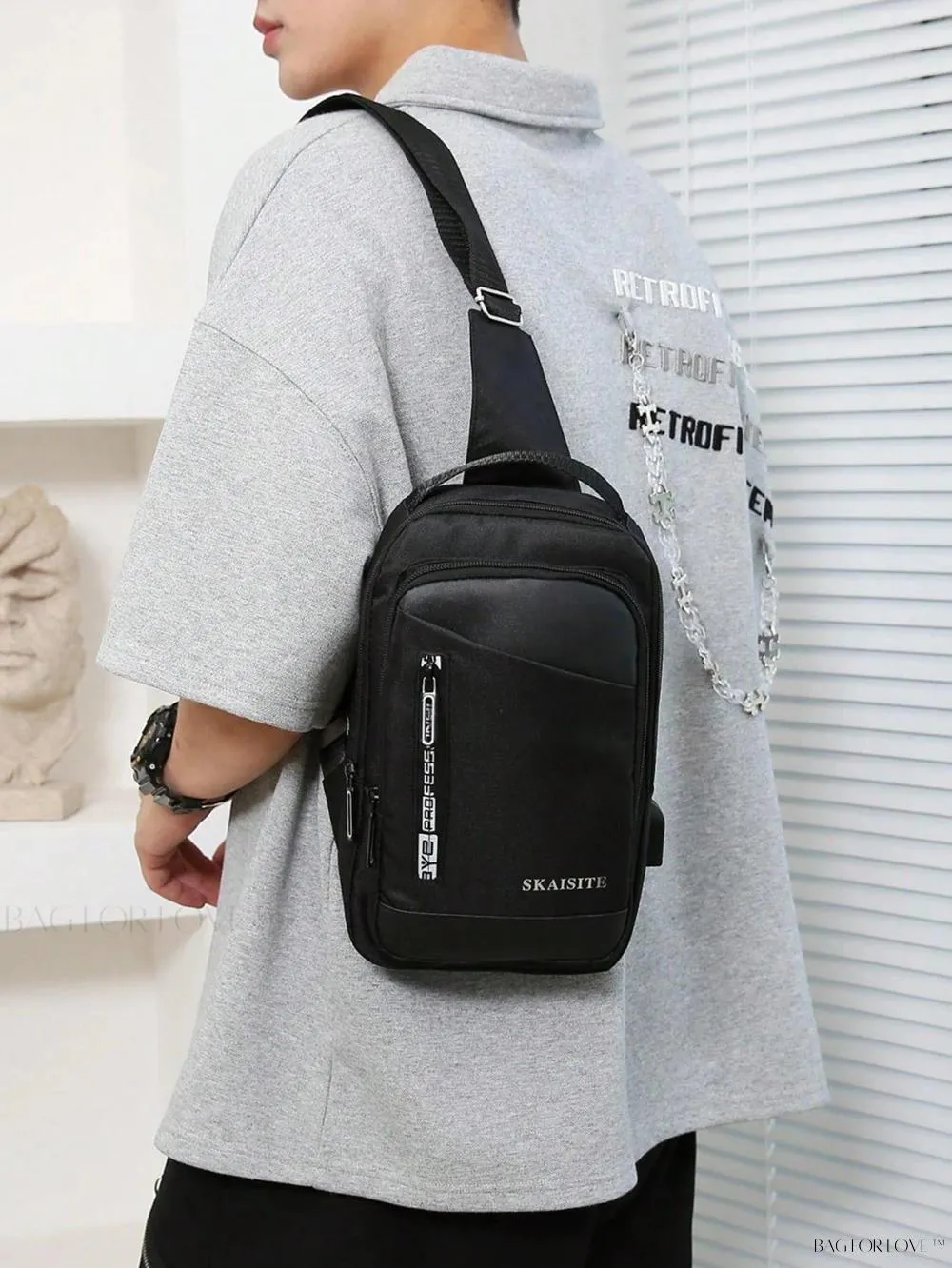 BagForLove - Nylon Multifunctional Bag with Crossbody Design and Large Capacity