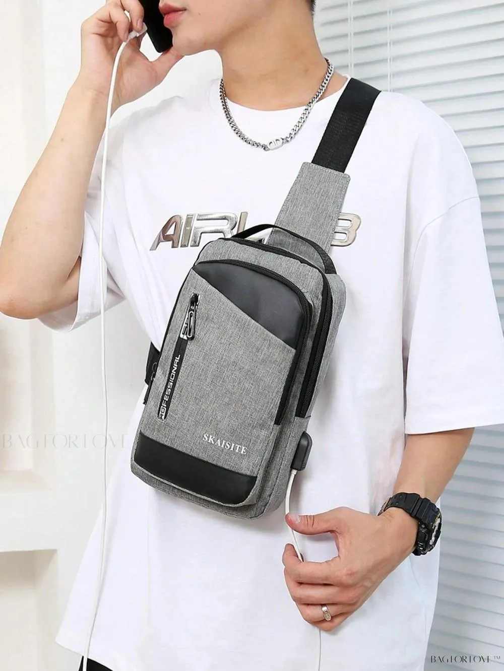 BagForLove - Nylon Multifunctional Bag with Crossbody Design and Large Capacity