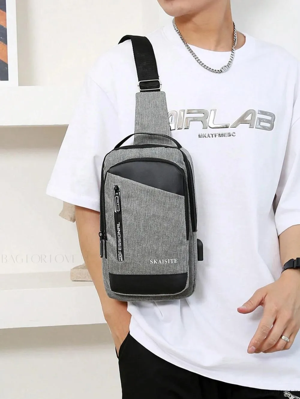 BagForLove - Nylon Multifunctional Bag with Crossbody Design and Large Capacity
