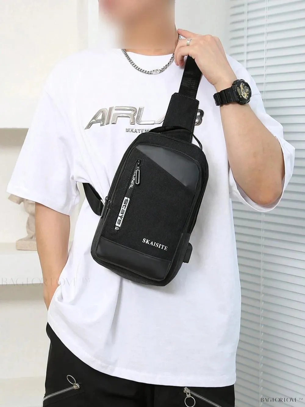 BagForLove - Nylon Multifunctional Bag with Crossbody Design and Large Capacity