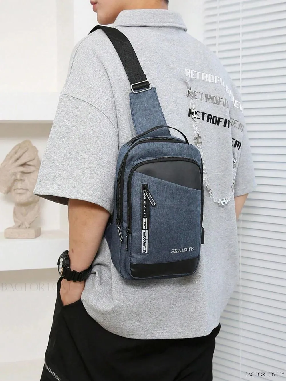 BagForLove - Nylon Multifunctional Bag with Crossbody Design and Large Capacity