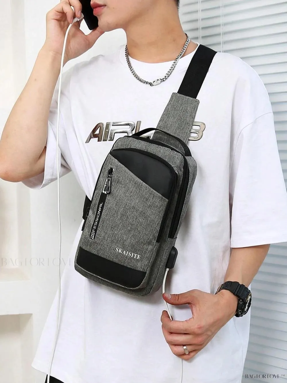 BagForLove - Nylon Multifunctional Bag with Crossbody Design and Large Capacity