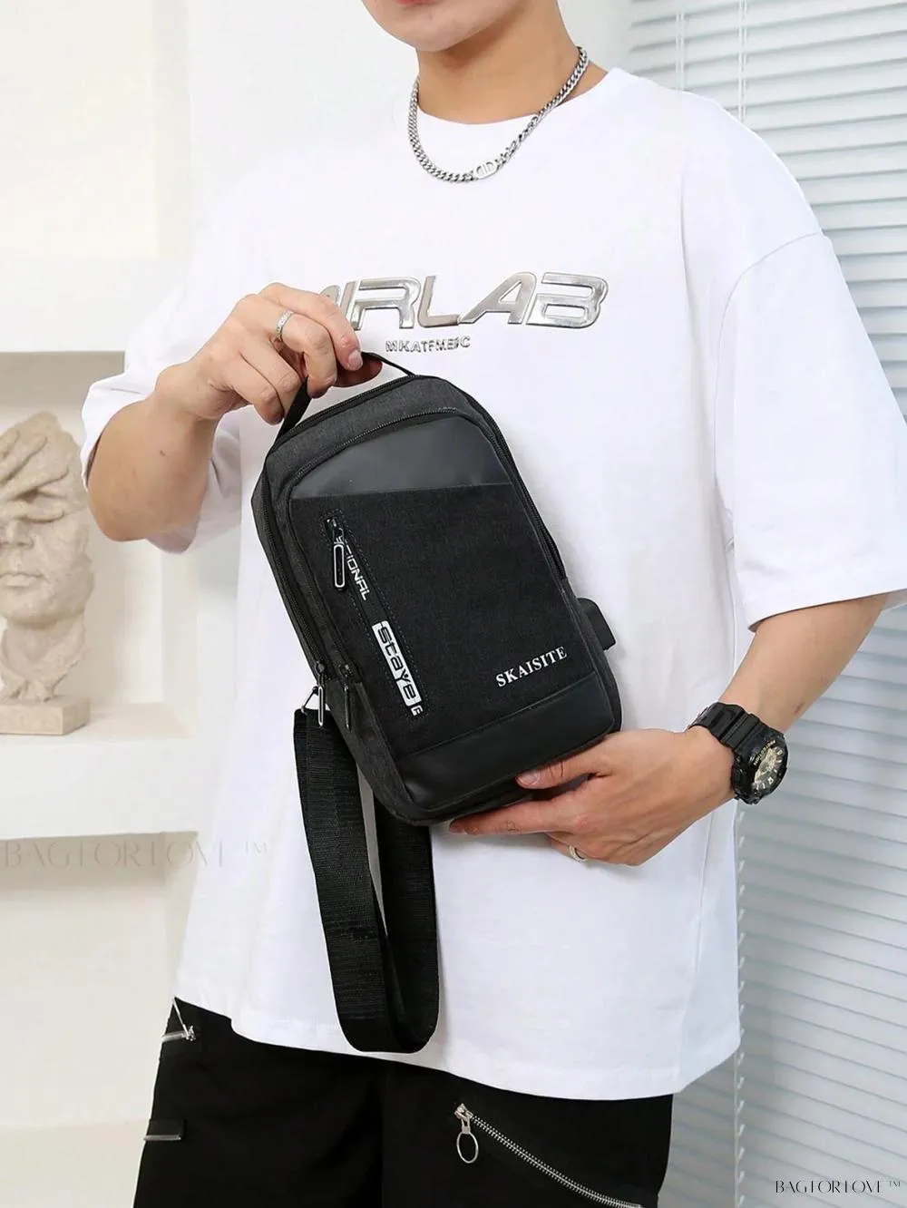 BagForLove - Nylon Multifunctional Bag with Crossbody Design and Large Capacity