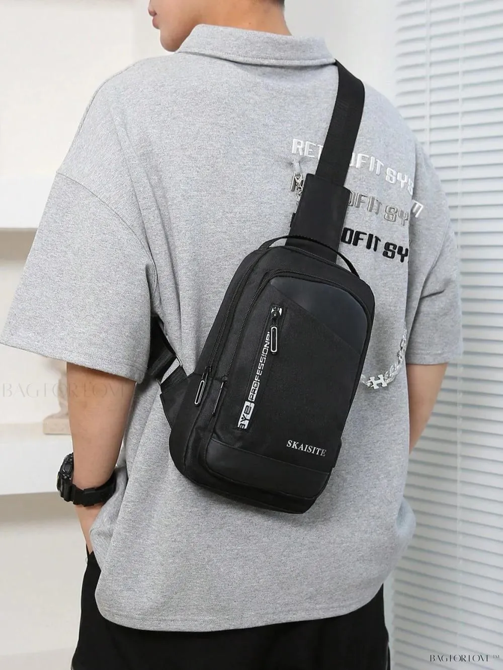 BagForLove - Nylon Multifunctional Bag with Crossbody Design and Large Capacity