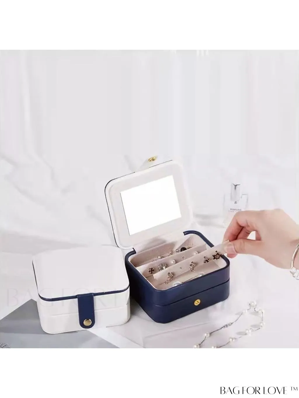 BagForLove - Portable Multi-Layer Jewelry Storage Box for Travel - 1pc