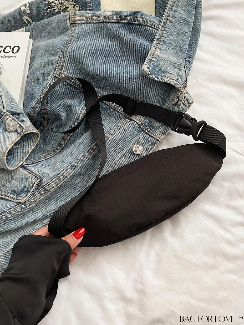 BagForLove - Stylish & Practical Medium Zipper Waist Bag for Outdoor Sports - Minimalist Design