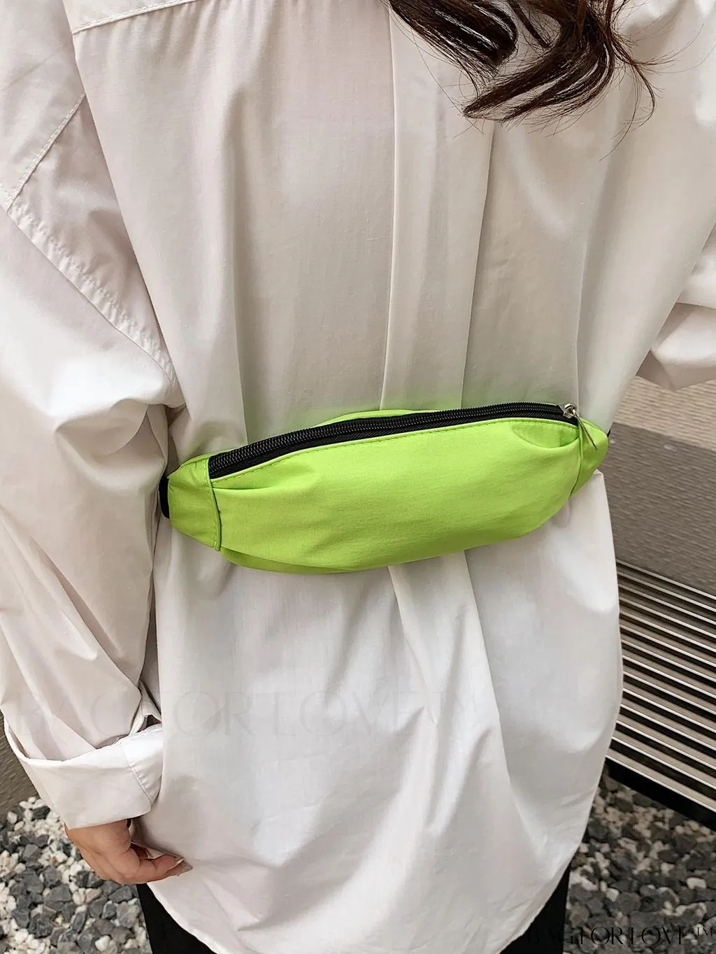 BagForLove - Stylish & Practical Medium Zipper Waist Bag for Outdoor Sports - Minimalist Design