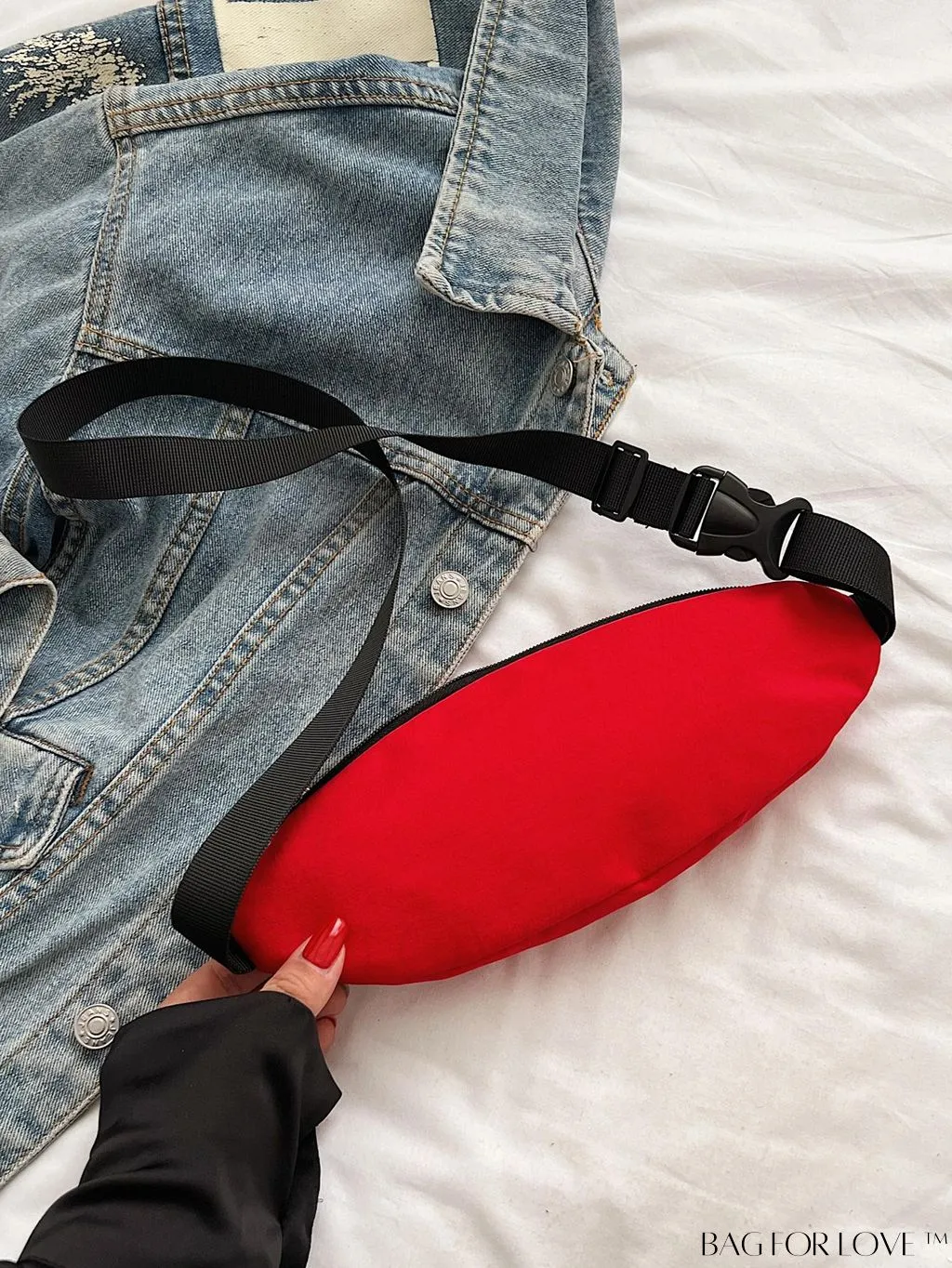 BagForLove - Stylish & Practical Medium Zipper Waist Bag for Outdoor Sports - Minimalist Design