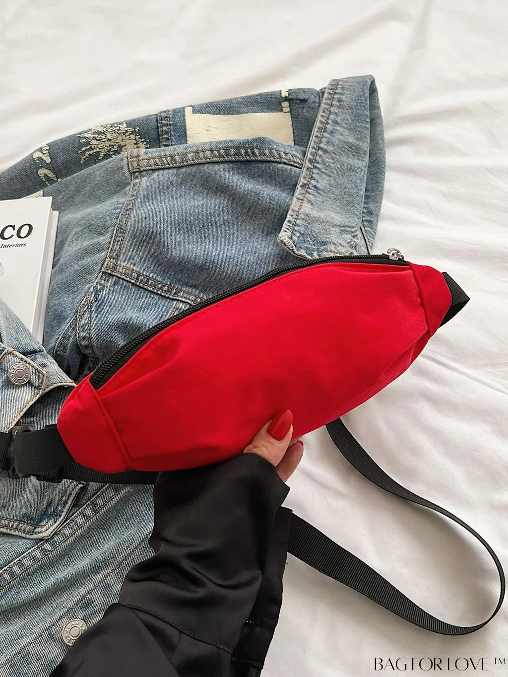 BagForLove - Stylish & Practical Medium Zipper Waist Bag for Outdoor Sports - Minimalist Design