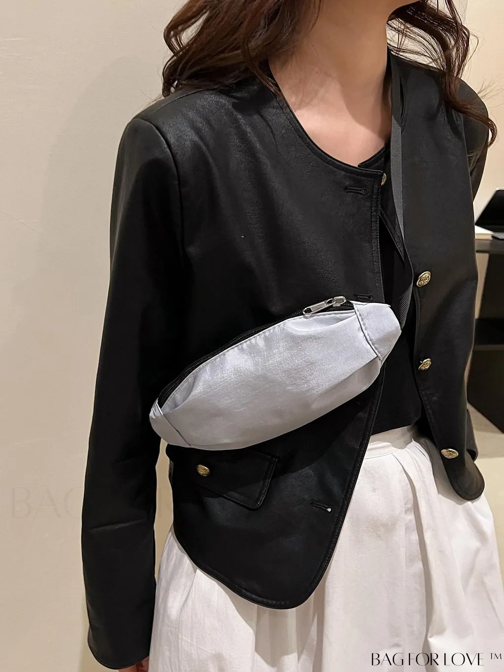 BagForLove - Stylish & Practical Medium Zipper Waist Bag for Outdoor Sports - Minimalist Design