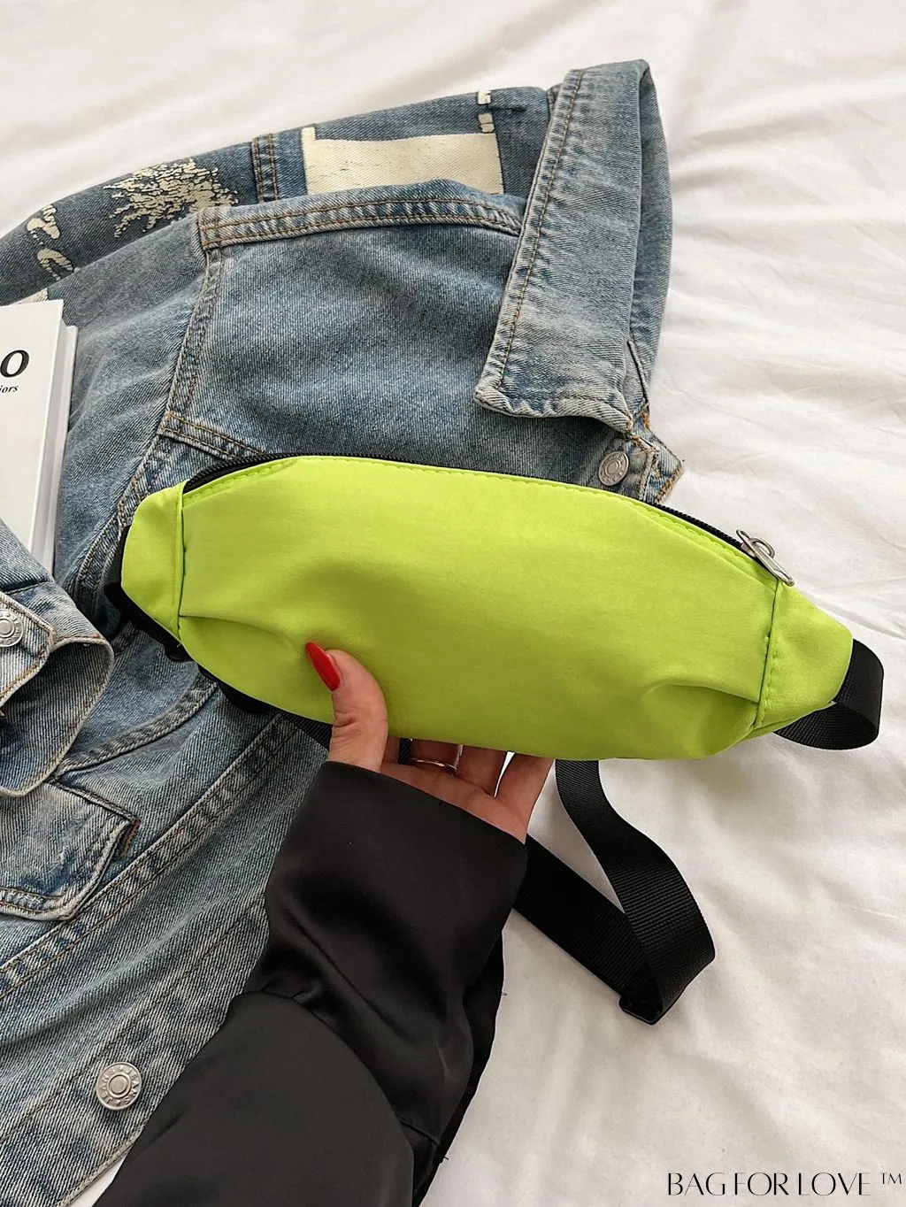 BagForLove - Stylish & Practical Medium Zipper Waist Bag for Outdoor Sports - Minimalist Design