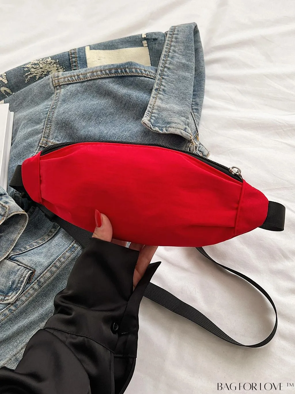 BagForLove - Stylish & Practical Medium Zipper Waist Bag for Outdoor Sports - Minimalist Design