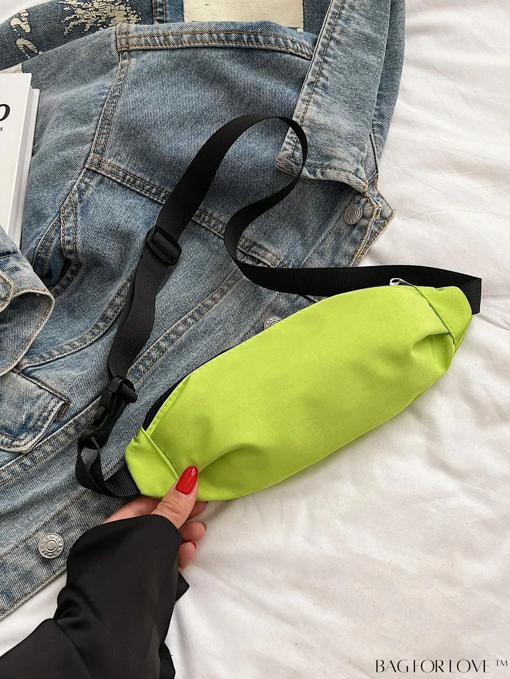 BagForLove - Stylish & Practical Medium Zipper Waist Bag for Outdoor Sports - Minimalist Design
