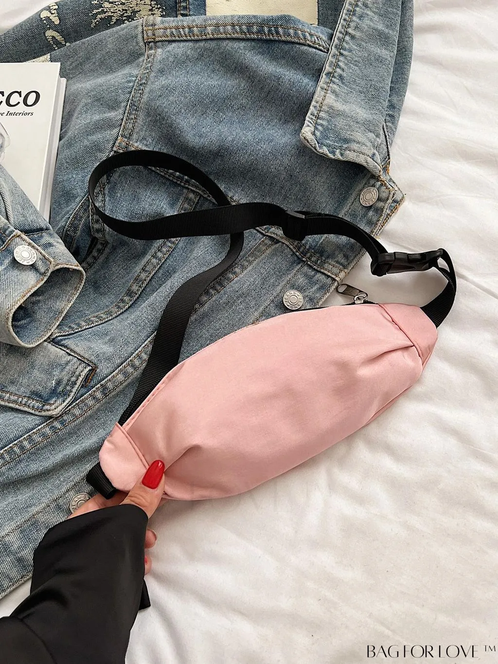 BagForLove - Stylish & Practical Medium Zipper Waist Bag for Outdoor Sports - Minimalist Design