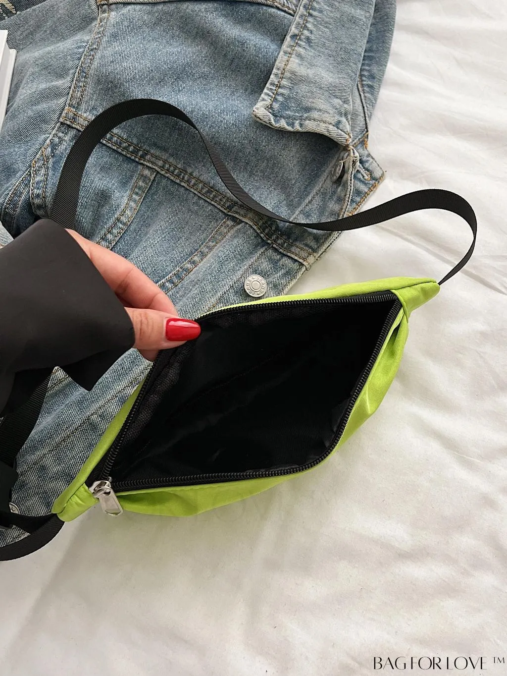 BagForLove - Stylish & Practical Medium Zipper Waist Bag for Outdoor Sports - Minimalist Design
