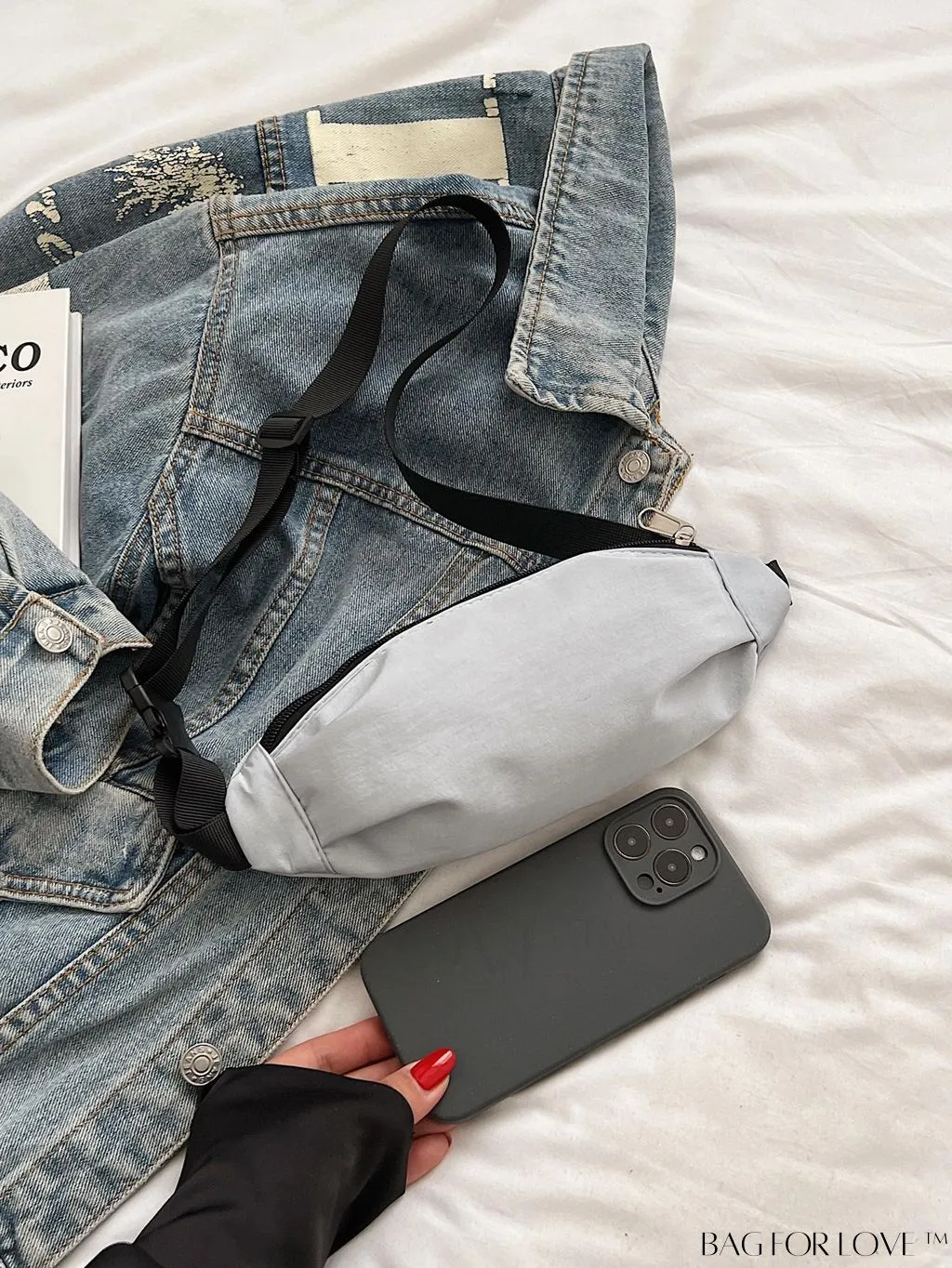 BagForLove - Stylish & Practical Medium Zipper Waist Bag for Outdoor Sports - Minimalist Design