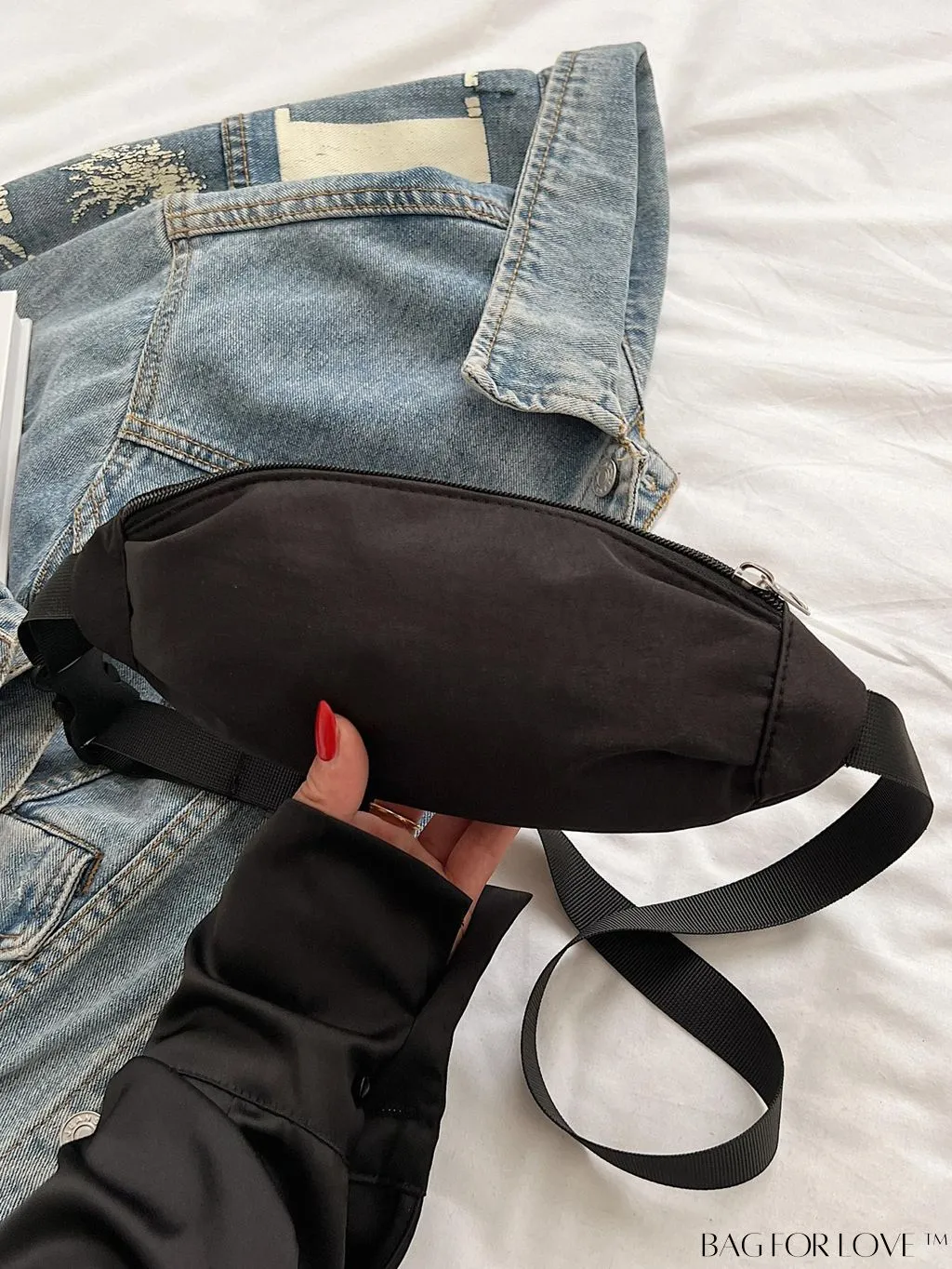 BagForLove - Stylish & Practical Medium Zipper Waist Bag for Outdoor Sports - Minimalist Design