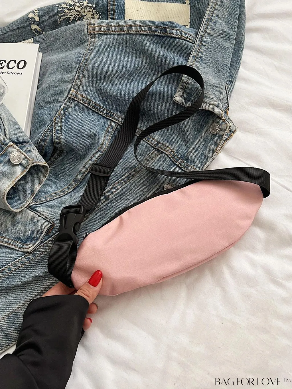 BagForLove - Stylish & Practical Medium Zipper Waist Bag for Outdoor Sports - Minimalist Design