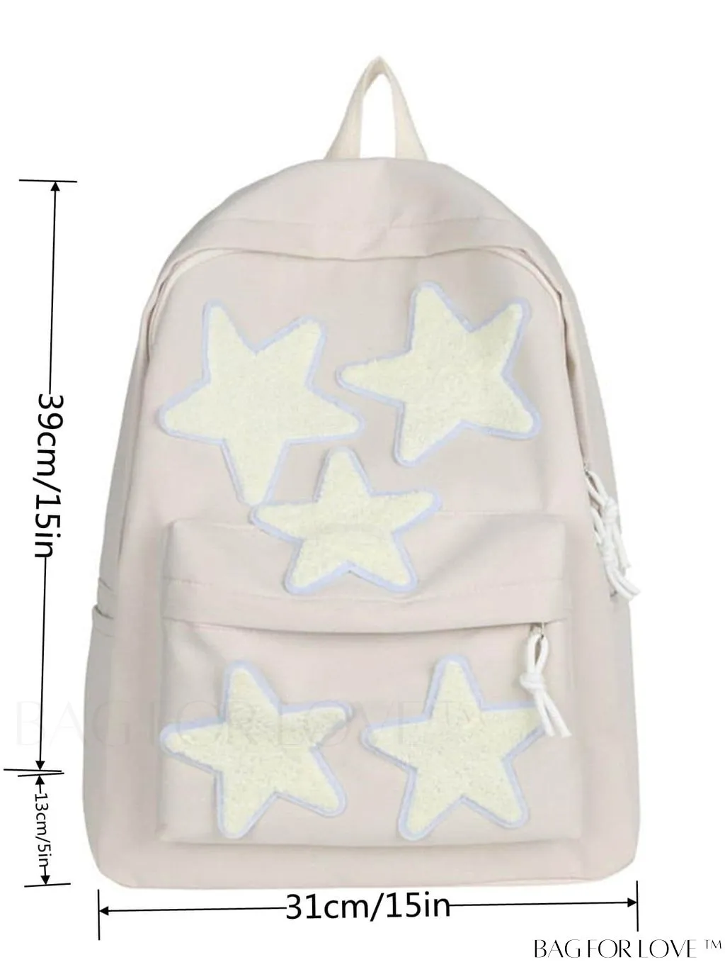 BagForLove - Stylish Functional Backpack with Star Graphic Design