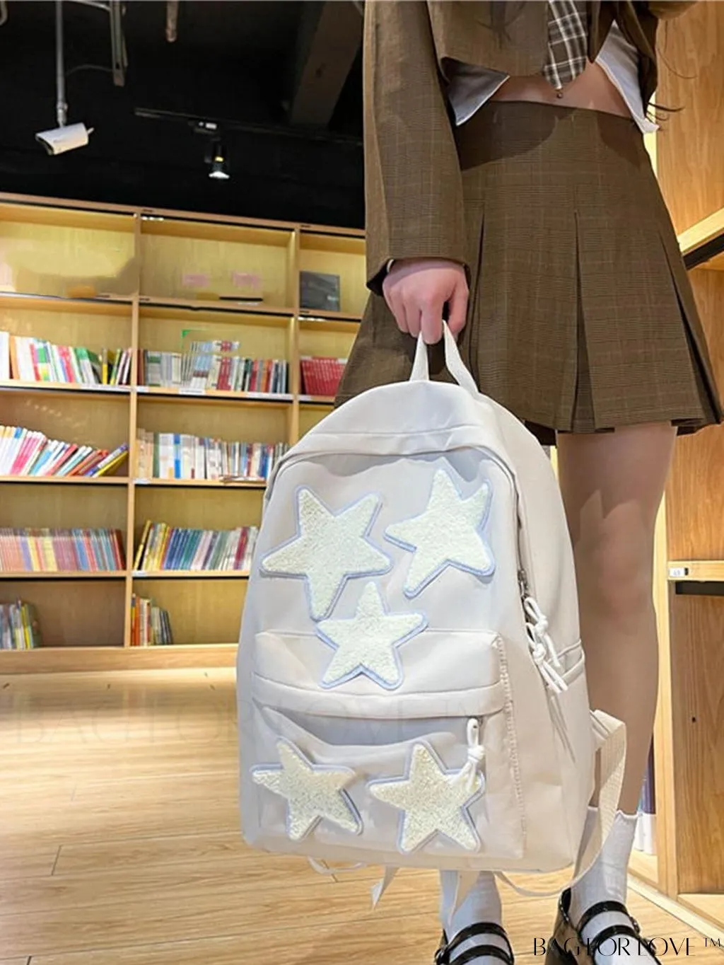BagForLove - Stylish Functional Backpack with Star Graphic Design