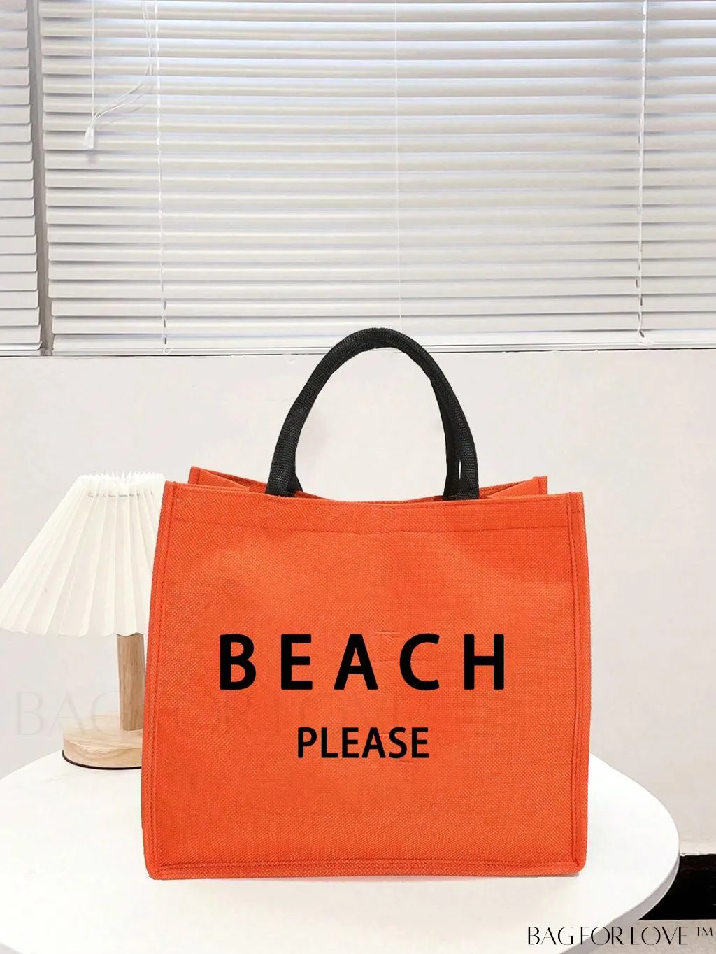 BagForLove - Stylish Woven Straw Beach Bag: Graphic Design, Large Capacity, Ideal for Womens Swim, Shopping, and Travel