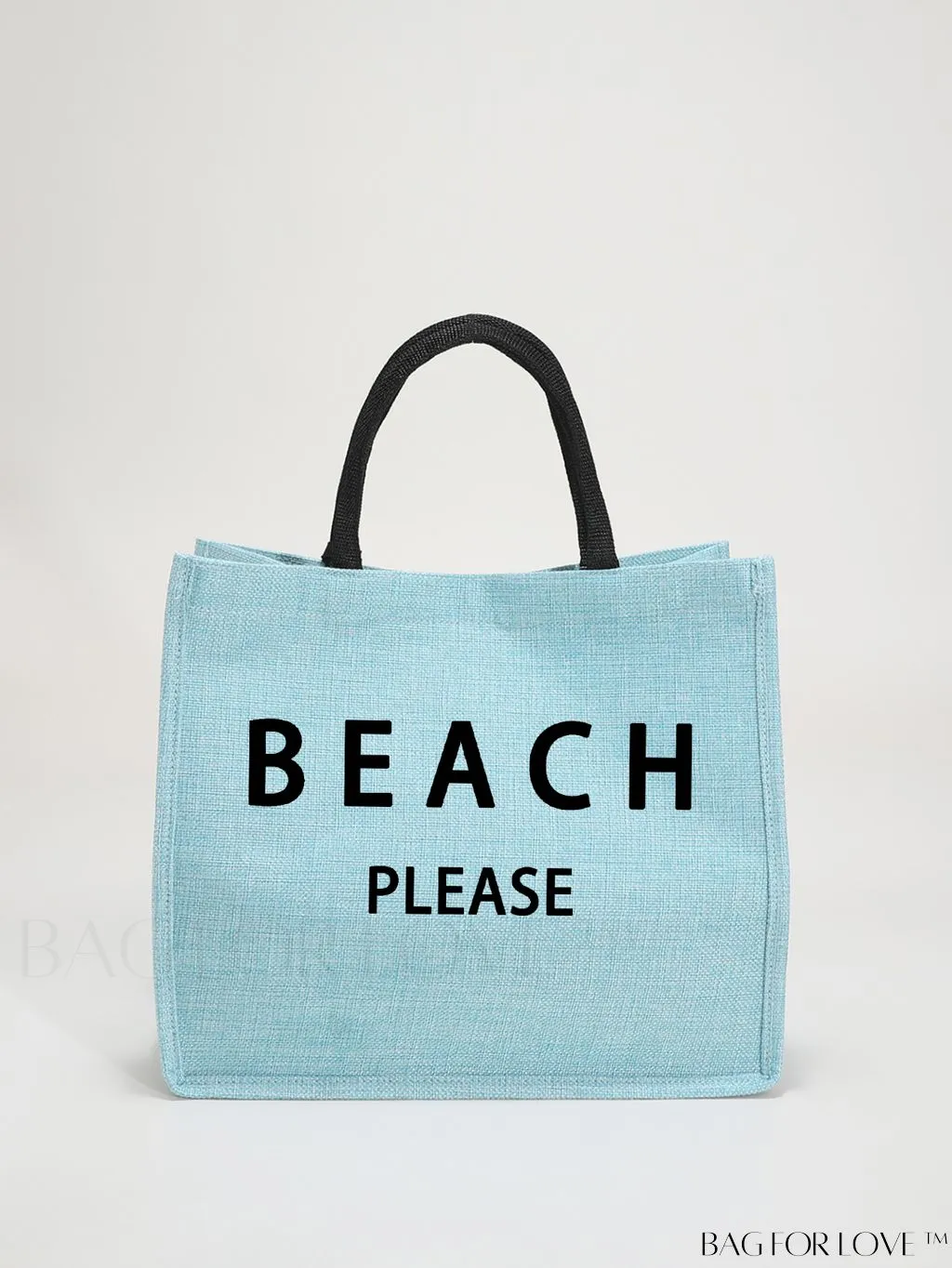 BagForLove - Stylish Woven Straw Beach Bag: Graphic Design, Large Capacity, Ideal for Womens Swim, Shopping, and Travel