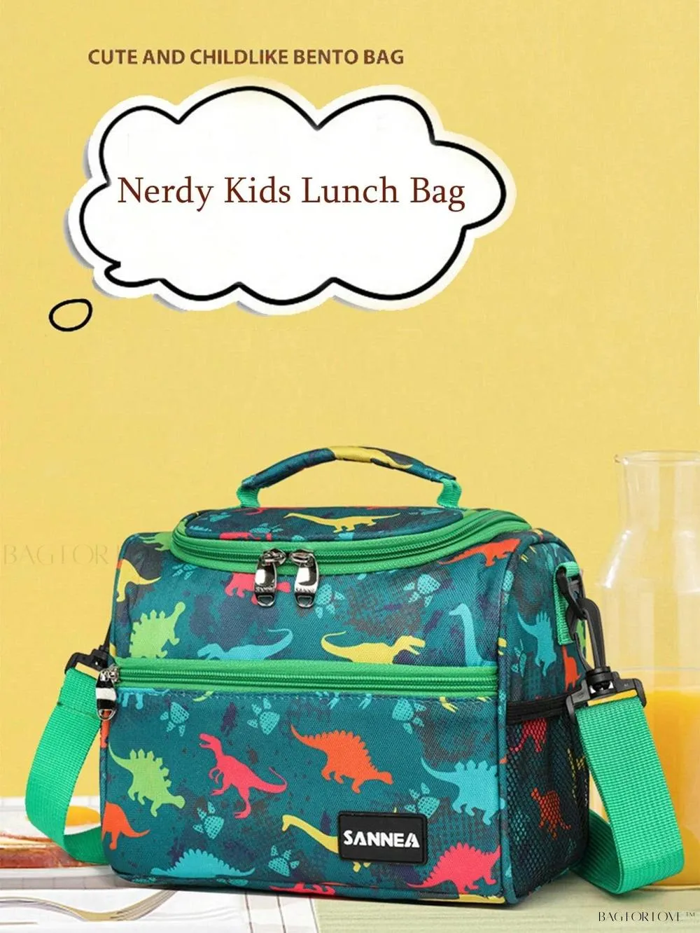 BagForLove - Toddlers' Favorite Thermal Lunch Box with Detachable Shoulder Strap