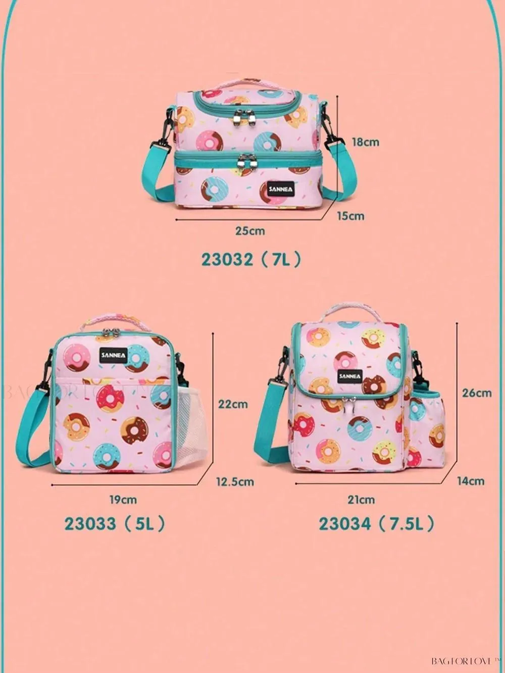 BagForLove - Toddlers' Favorite Thermal Lunch Box with Detachable Shoulder Strap