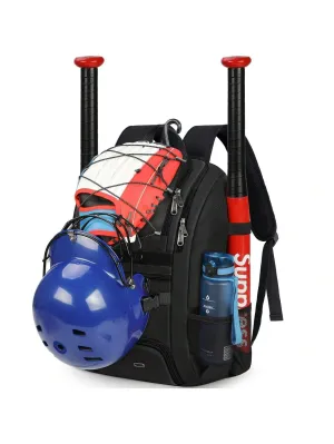 BagForLove - Water-Resistant Baseball Backpack For Adults With Bat Sleeve and Fence Hook