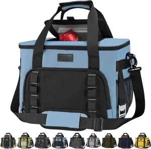 BALEINE Extra Large Soft Cooler Bag, Portable Leakproof Cooler, 40/60 Cans Volume for Beach, Camping, Kayaking, Travel, and Road Trips