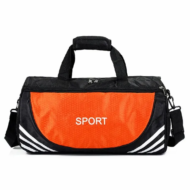 Barrel shaped waterproof oxford fitness bag