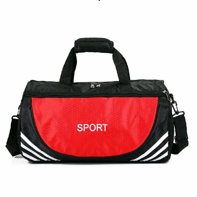 Barrel shaped waterproof oxford fitness bag