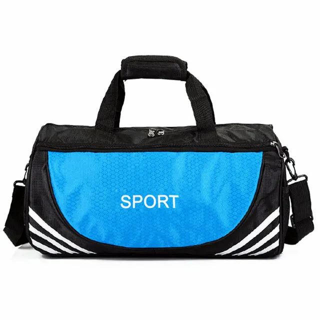 Barrel shaped waterproof oxford fitness bag