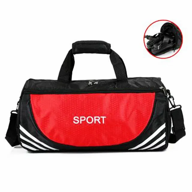 Barrel shaped waterproof oxford fitness bag