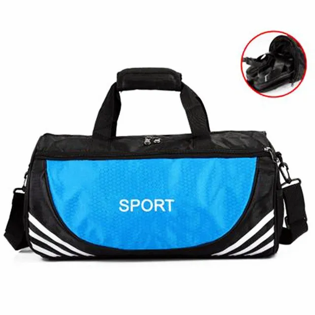 Barrel shaped waterproof oxford fitness bag