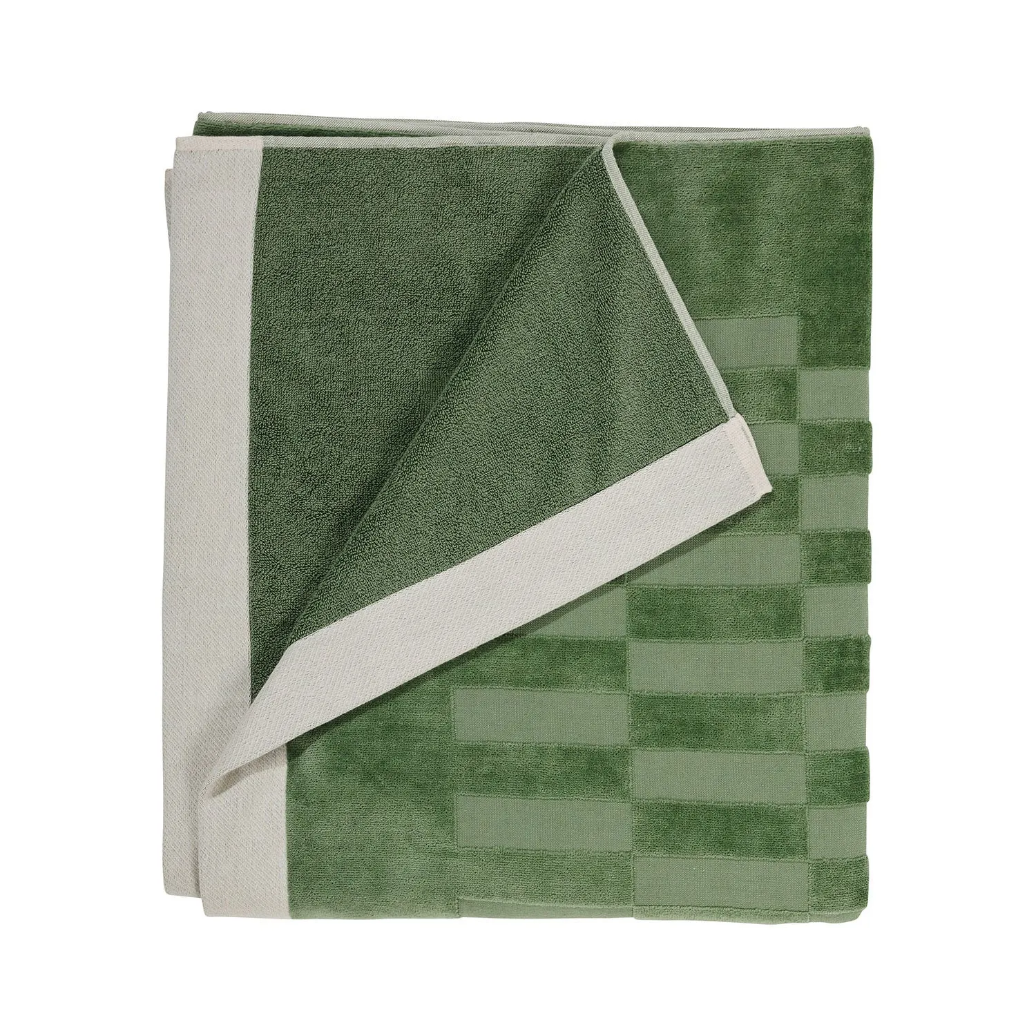 basil bangs | beach towel | sage - LC