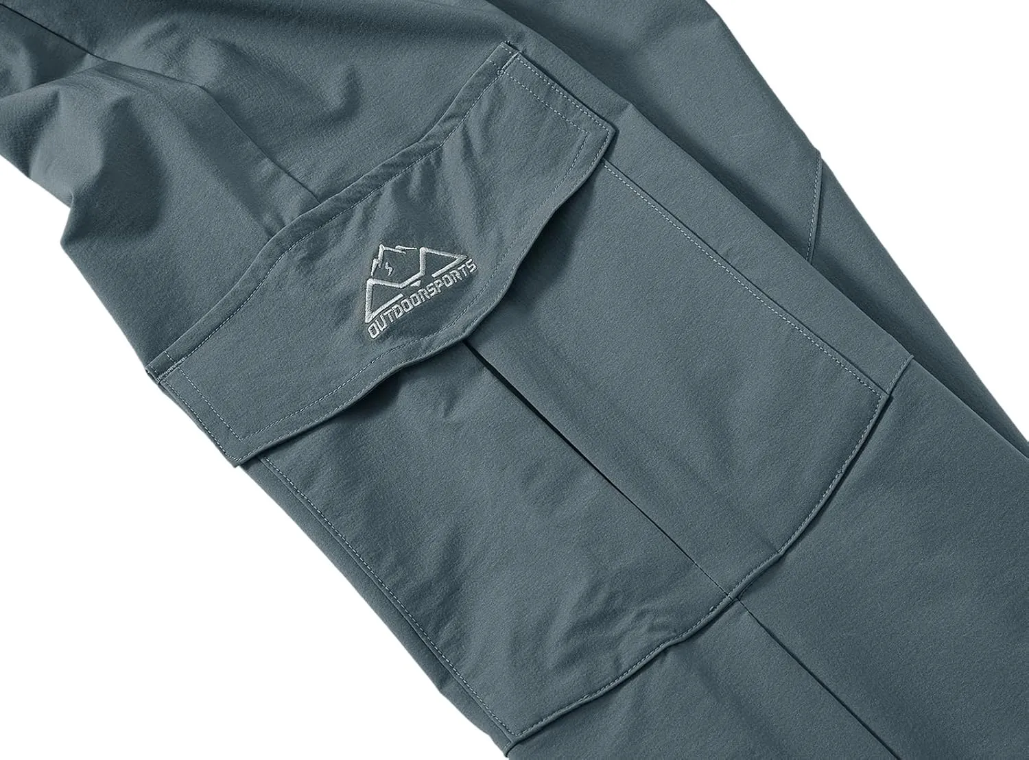 BASUDAM Men's Cargo Hiking Pants Quick Dry Lightweight Stretch Water Resistant Summer Outdoor Work Travel with Pockets