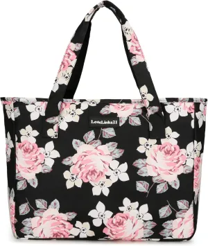 Beach Bag for Women Large Waterproof Sandproof Beach Pool Bag Casual Travel Beach Tote Bag with Pockets