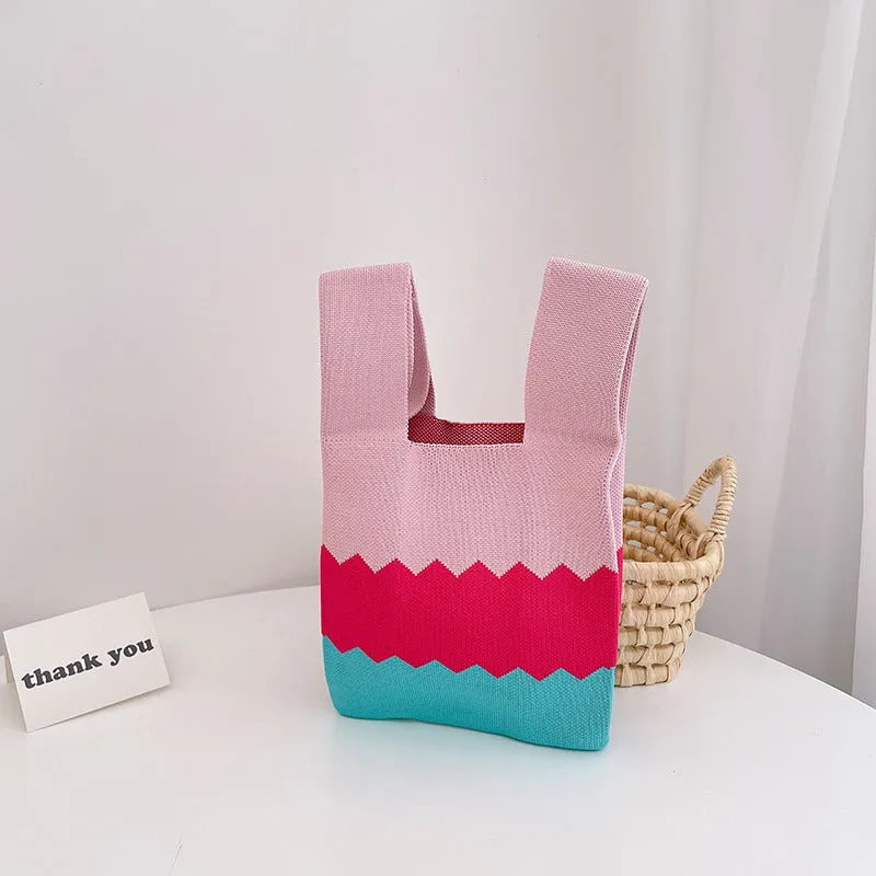 Beach Knitted Large Capacity Totes One Bags