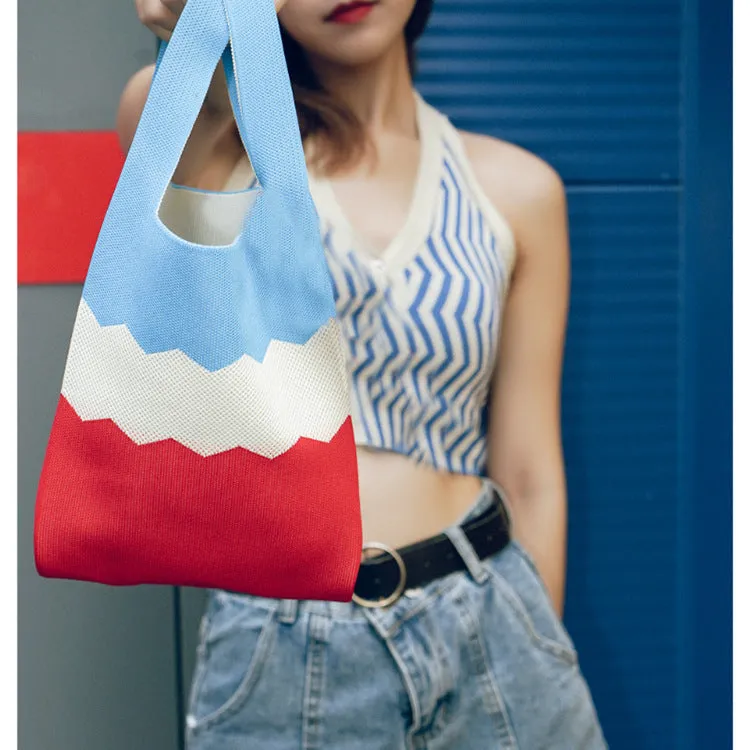 Beach Knitted Large Capacity Totes One Bags