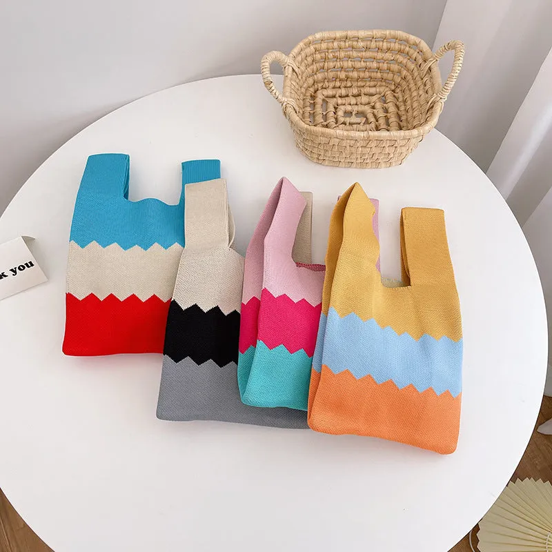 Beach Knitted Large Capacity Totes One Bags