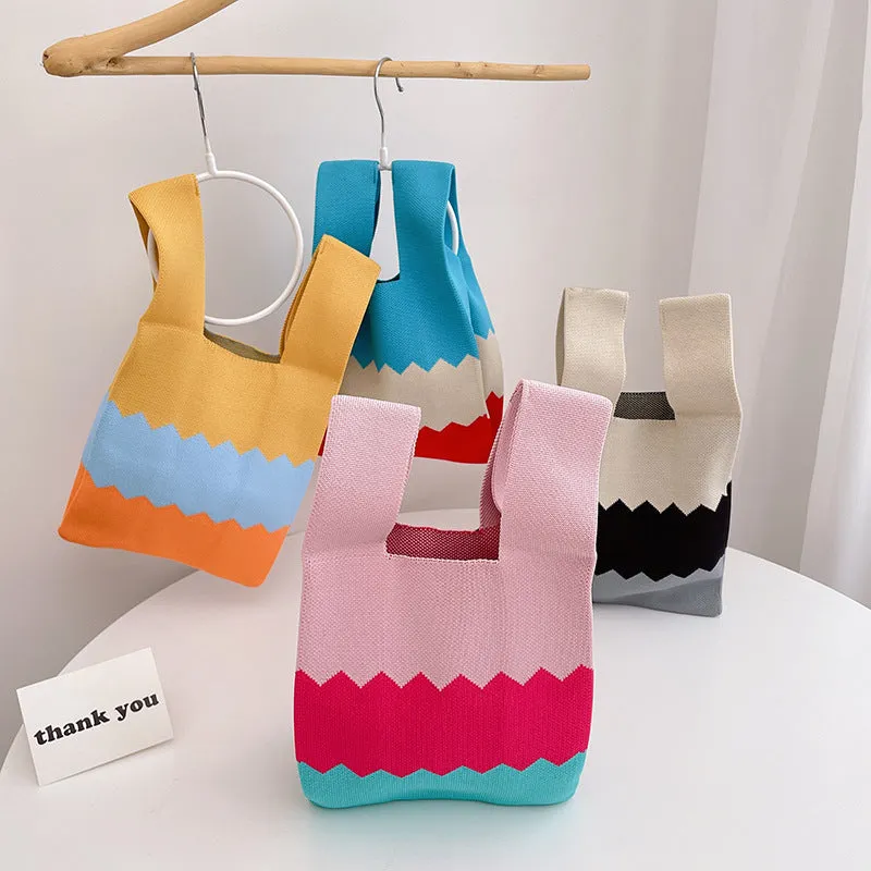 Beach Knitted Large Capacity Totes One Bags