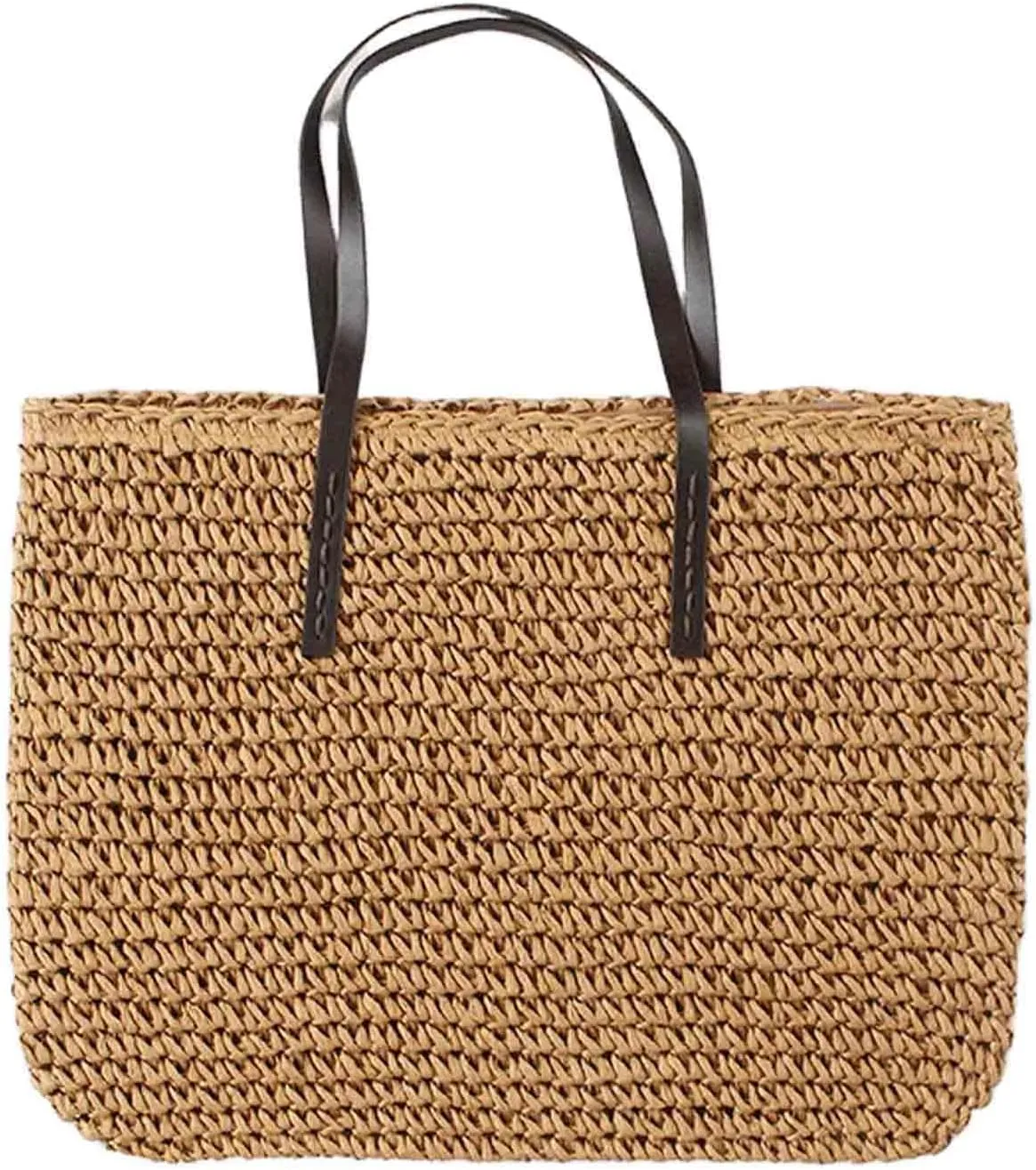 Beach woven swimming bag, one shoulder women's bag