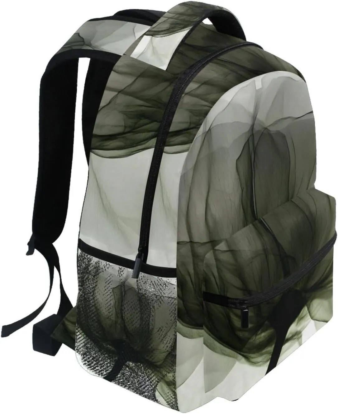 Beautiful Flower Perspective Backpack Daypack Shoulder Bag Book Bag Lightweight Back Pack 12 ×16.9 In
