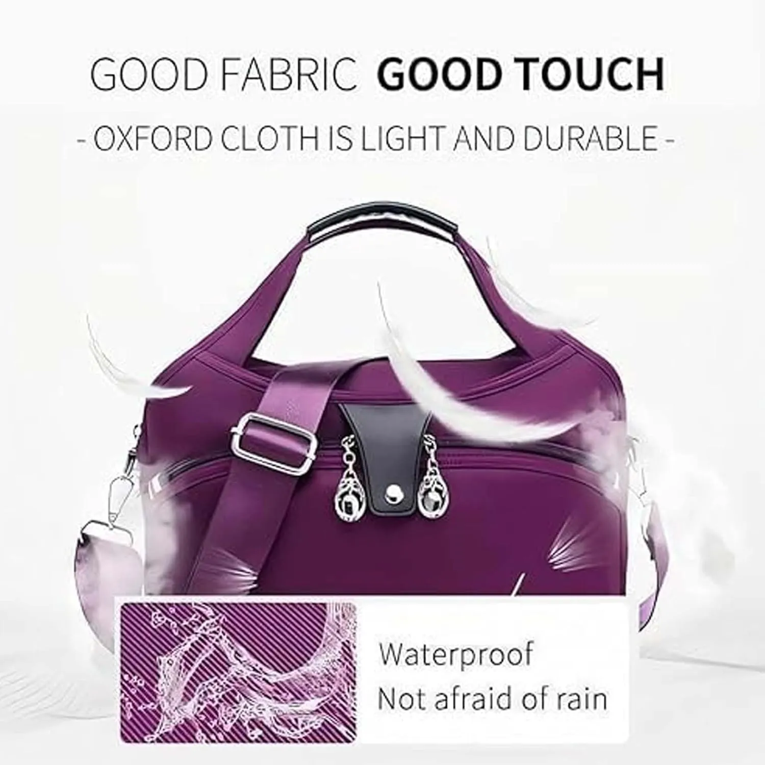 Beautifuldeer Anti Theft Handbag, Beautiful Deer Anti Theft Bag, Large Capacity Waterproof Nylon Handbag